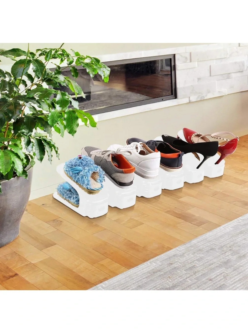 Set of 5 Shoe Stacker Organizers